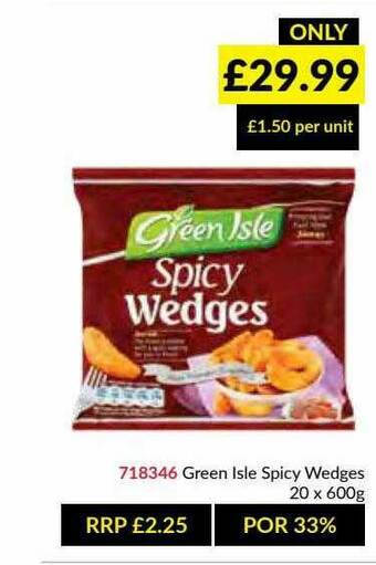 Musgrave MarketPlace Green Isle Spicy Wedges offer