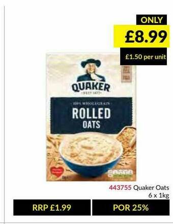 Musgrave MarketPlace Quaker Oats offer