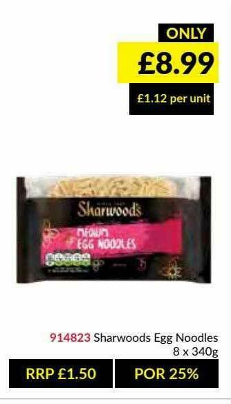 Musgrave MarketPlace Sharwoods Egg Noodles offer
