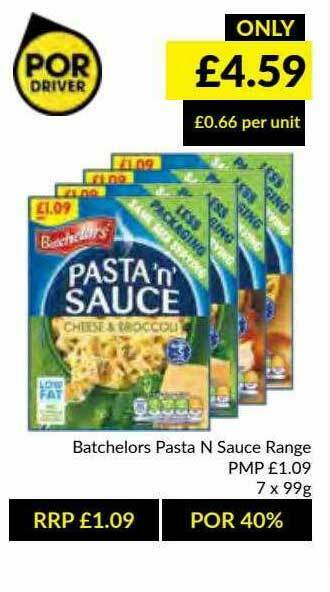 Musgrave MarketPlace Batchelors Pasta N Sauce offer
