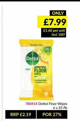 Musgrave MarketPlace Dettol Floor Wipes offer