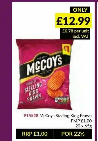 Musgrave MarketPlace McCoys Sizzling King Prawn offer
