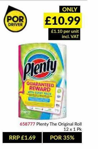 Musgrave MarketPlace Plenty The Original Roll offer