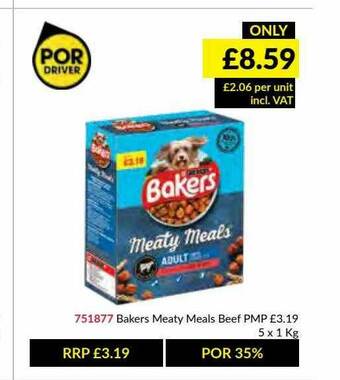 Musgrave MarketPlace Bakers Meaty Meals Beef offer