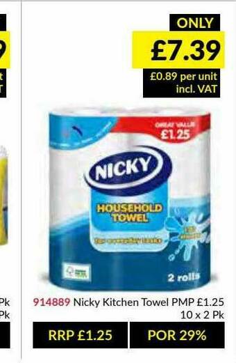 Musgrave MarketPlace Nicky Kitchen Towel offer
