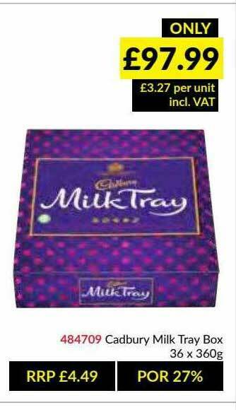 Musgrave MarketPlace Cadbury Milk Tray Box offer