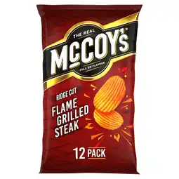 Iceland McCoy's Flame Grilled Steak Multipack Crisps 12 Pack offer