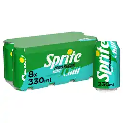 Iceland Sprite Zero Sugar Chill Mint 8 x 330ml Cans offer