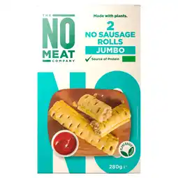 Iceland The No Meat Company 2 Jumbo No Sausage Rolls 280g offer