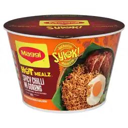Iceland Maggi Hot Mealz Spicy Chilli Stir Fry Noodles 94g offer