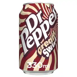Iceland Dr Pepper Cream Swirl 24 x 330ml Cans offer