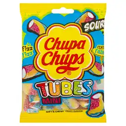 Iceland Chupa Chups Soft & Chewy Fruity Flavour Mini Tubes 130g offer