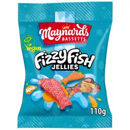 Iceland Maynards Bassetts Fizzy Fish Jelly 110g offer