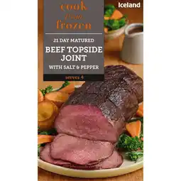Iceland Iceland Beef Topside Joint 600g offer