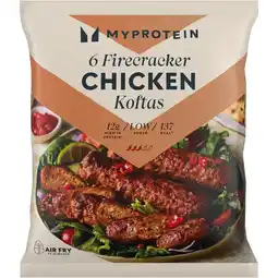 Iceland Myprotein 6 Firecracker Chicken Koftas 480g offer