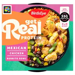 Iceland Birds Eye Get Real Protein Mexican Chicken Burrito Bowl 350g offer