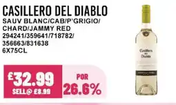 Bestway CASILLERO DEL DIABLO Sauv blanc/cab/p'grigio/ chard/jammy red offer