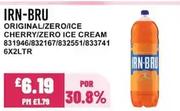 Bestway IRN-BRU Original/zero/ice cherry/zero ice cream offer