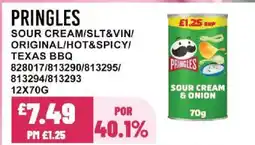 Bestway PRINGLES Sour cream/slt&vin/ original/hot&spicy/ texas bbq offer