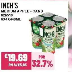 Bestway INCH'S Medium apple - cans offer