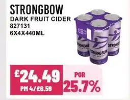 Bestway STRONGBOW Dark fruit cider offer