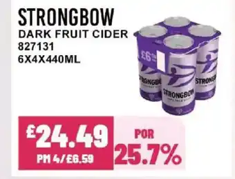 Bestway STRONGBOW Dark fruit cider offer