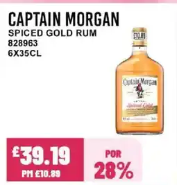 Bestway CAPTAIN MORGAN Spiced gold rum offer