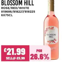 Bestway BLOSSOM HILL Rose/red/white offer