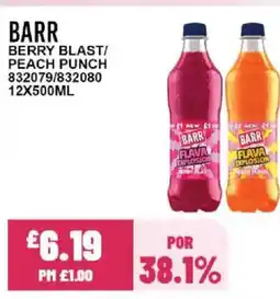 Bestway BARR Berry blast/ peach punch offer