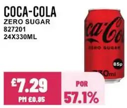 Bestway COCA-COLA Zero sugar offer