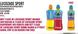 Bestway LUCOZADE SPORT Orange/raspberry offer