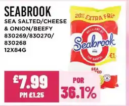 Bestway SEABROOK Sea salted/cheese & onion/beefy offer