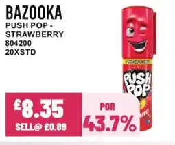 Bestway BAZOOKA Push pop - strawberry offer