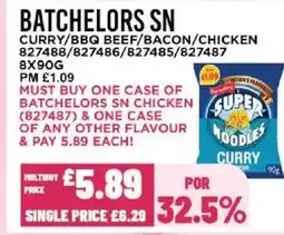 Bestway BATCHELORS SN Curry/bbq beef/bacon/chicken offer