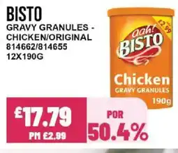 Bestway BISTO Gravy granules - chicken/original offer