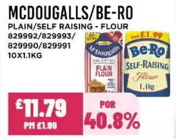 Bestway MCDOUGALLS/BE-RO Plain/self raising - flour offer