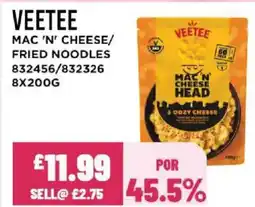 Bestway VEETEE Mac 'n' cheese/ fried noodles offer