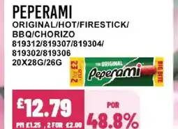 Bestway PEPERAMI Original/hot/firestick/ bbq/chorizo offer