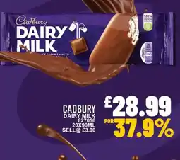 Bestway CADBURY Dairy milk offer