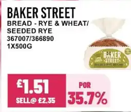 Bestway BAKER STREET Bread - rye & wheat/ seeded rye offer