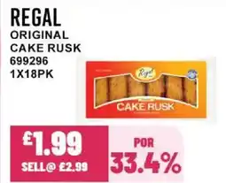 Bestway REGAL Original cake rusk offer