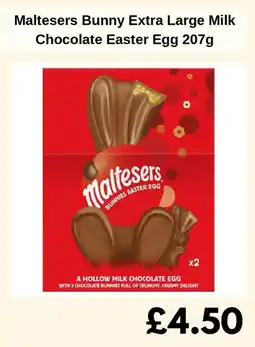 Sainsbury's Maltesers Bunny Extra Large Milk Chocolate Easter Egg offer