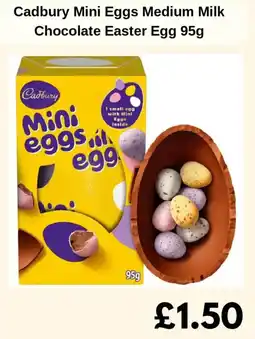 Sainsbury's Cadbury Mini Eggs Medium Milk Chocolate Easter Egg offer