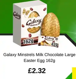 Asda Galaxy Minstrels Milk Chocolate Large Easter Egg offer