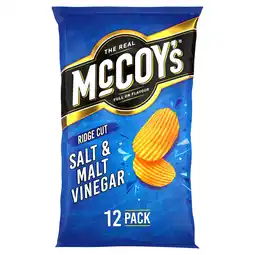 Iceland McCoy's Salt & Malt Vinegar Multipack Crisps 12 Pack offer