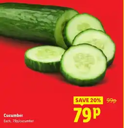 Lidl Cucumber offer