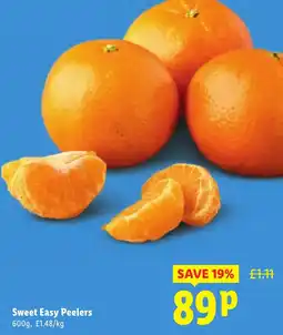 Lidl Sweet Easy Peelers offer