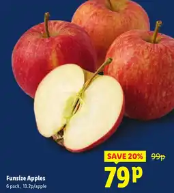 Lidl Funsize Apples offer