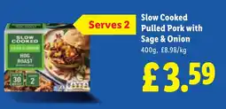 Lidl Slow Cooked Pulled Pork with Sage & Onion offer