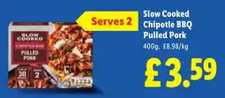 Lidl Slow Cooked Chipotle BBQ Pulled Pork offer